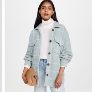 PLAID TUCKER SHIRT JACKET